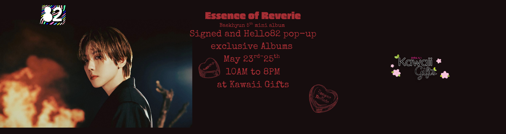 Baekhyun essence of reverie Pop-up event – Kawaii Gifts