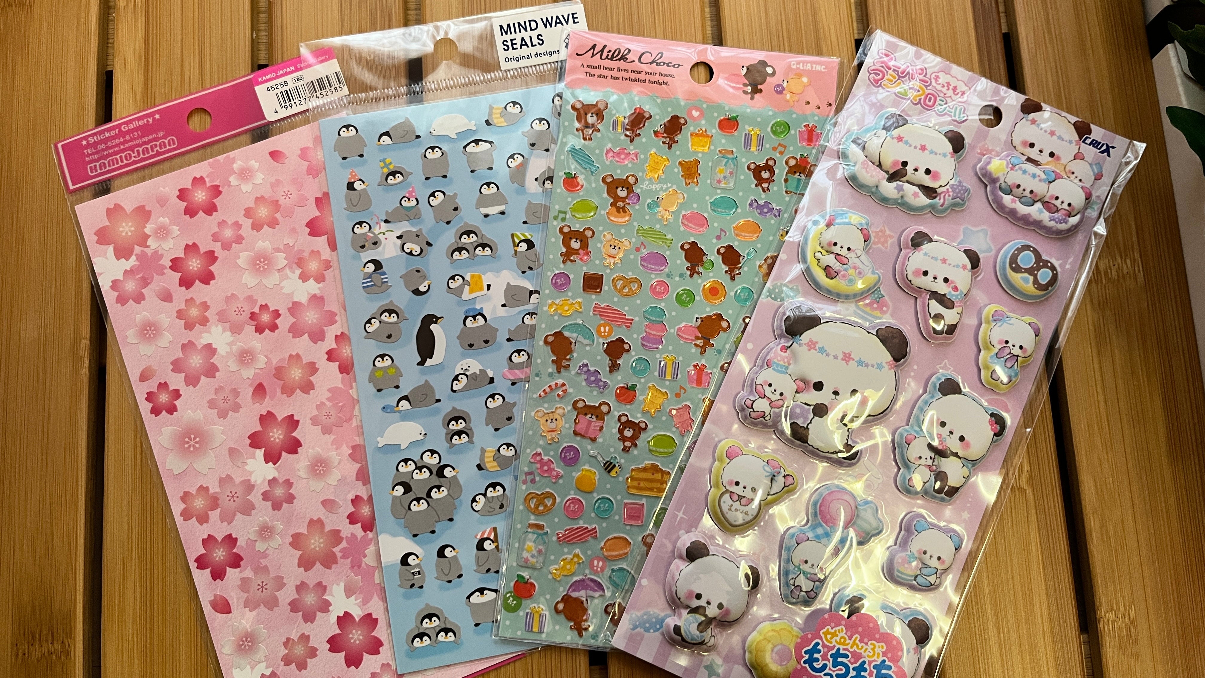 Kamio Mofu Mofu Seal: Japanese Sweets Fuzzy Stickers
