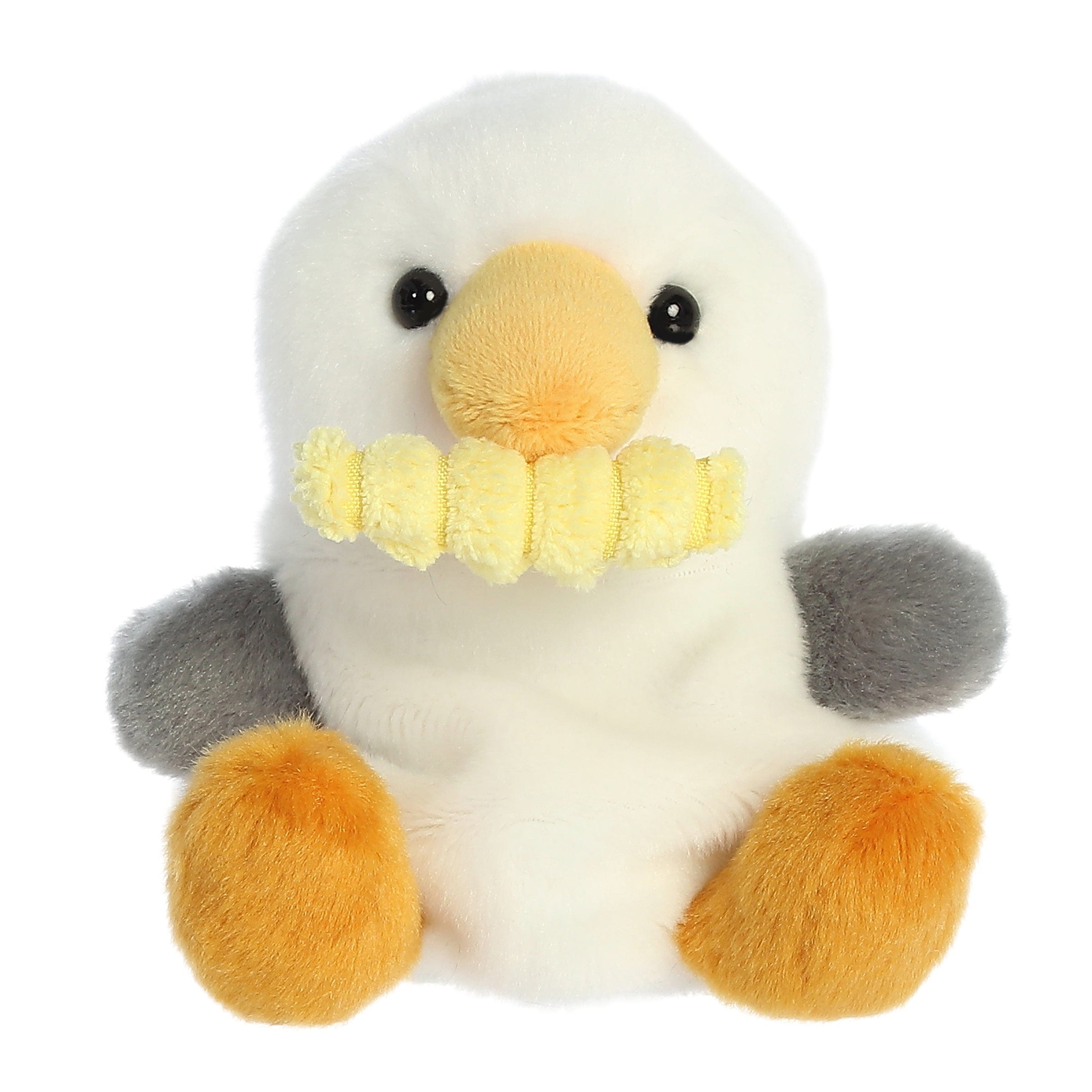 Aurora Buoy Seagull with Fry Palm Pals 5" Plush Kawaii Gifts 092943339118