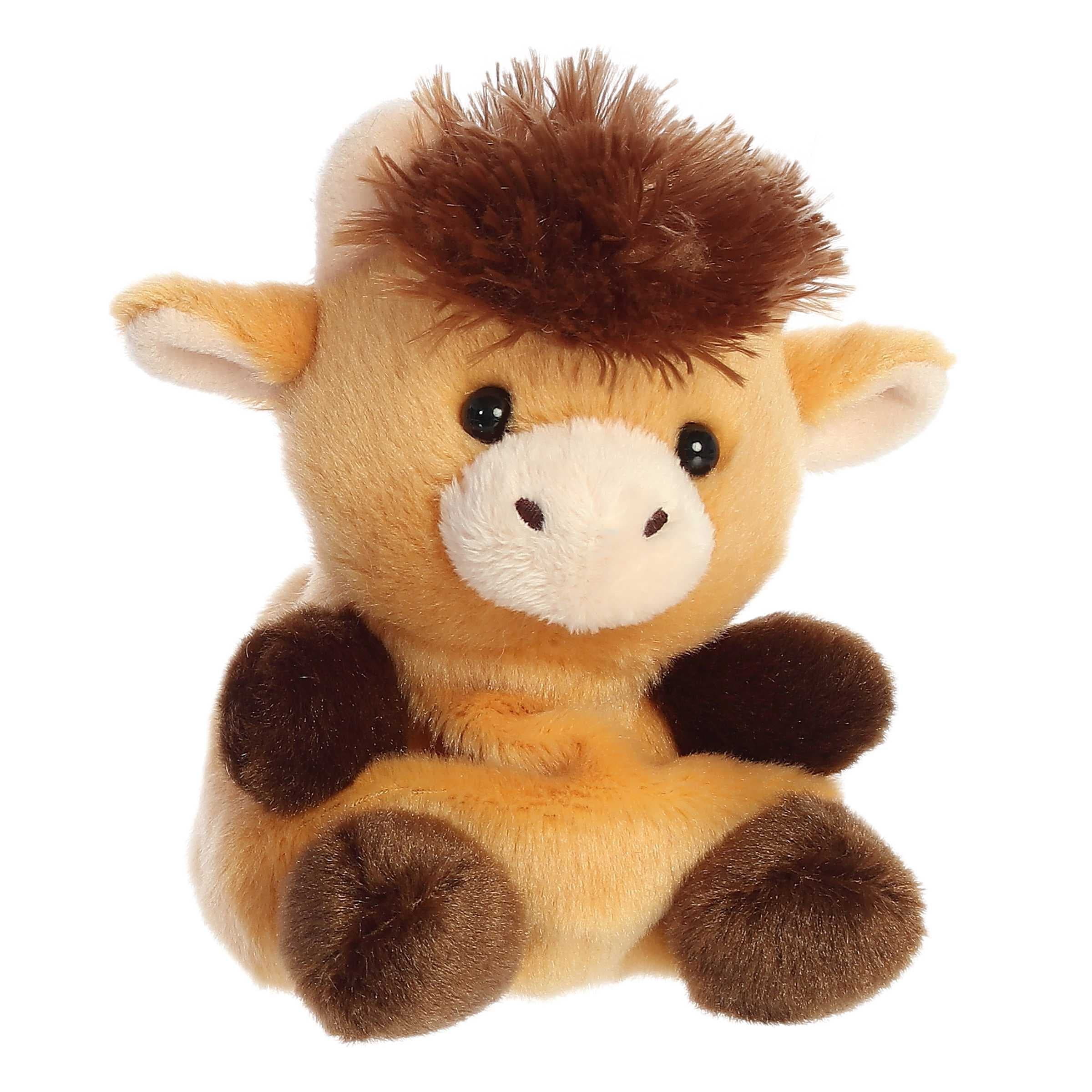 Aurora Hubert Highland Cow 5" Palm Pal Kawaii Gifts 092943338517