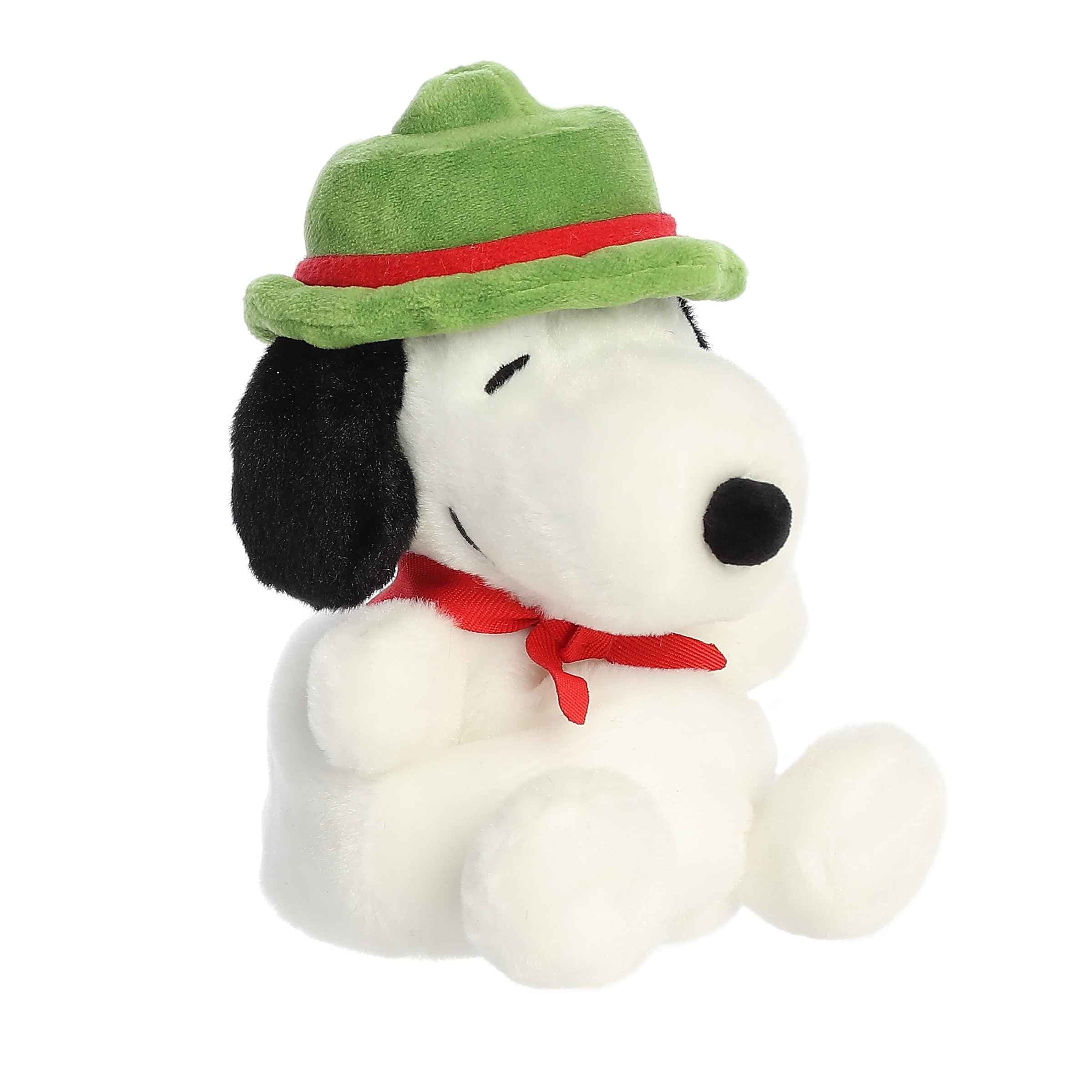 Aurora Peanuts Snoopy Beagle Scout Palm Pal 5" Plush Kawaii Gifts 092943404977