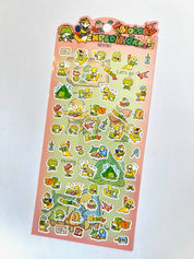 BCmini FROG BIOLOGY EXPEDITION STICKERS Kawaii Gifts