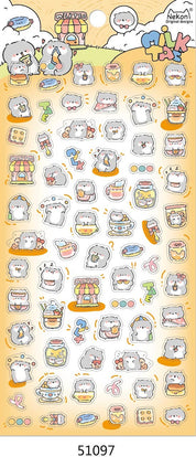 BCmini HAMSTER PARTY STICKERS Kawaii Gifts