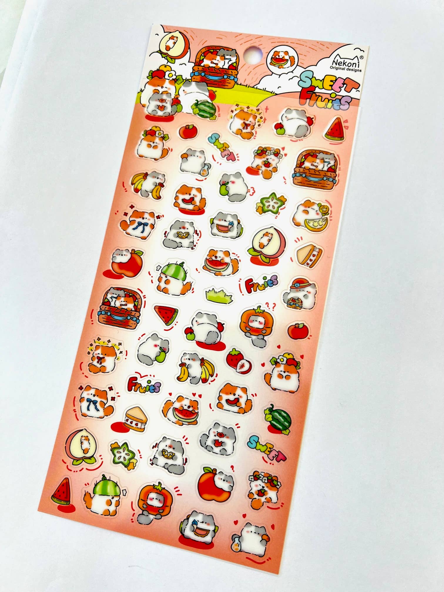 BCmini KITTEN CAT PARTY STICKERS Kawaii Gifts