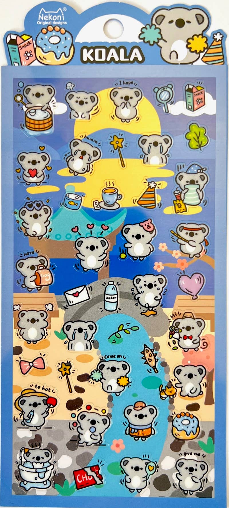 BCmini KOALA PARTY STICKERS Kawaii Gifts