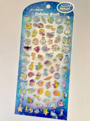 BCmini OCEAN SHINY RAINBOW STICKERS Kawaii Gifts