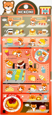 BCmini FOX DESSERT SHOP STICKERS Kawaii Gifts
