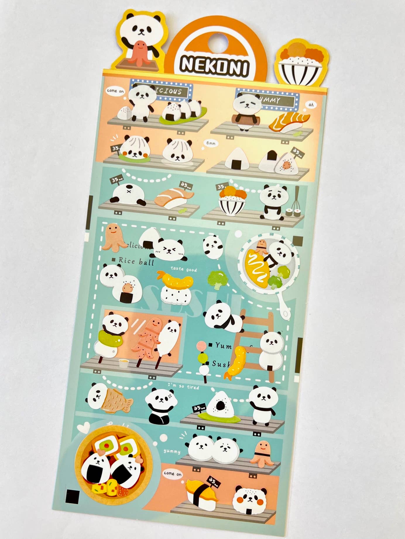 BCmini PANDA SWEET SHOP STICKERS Kawaii Gifts