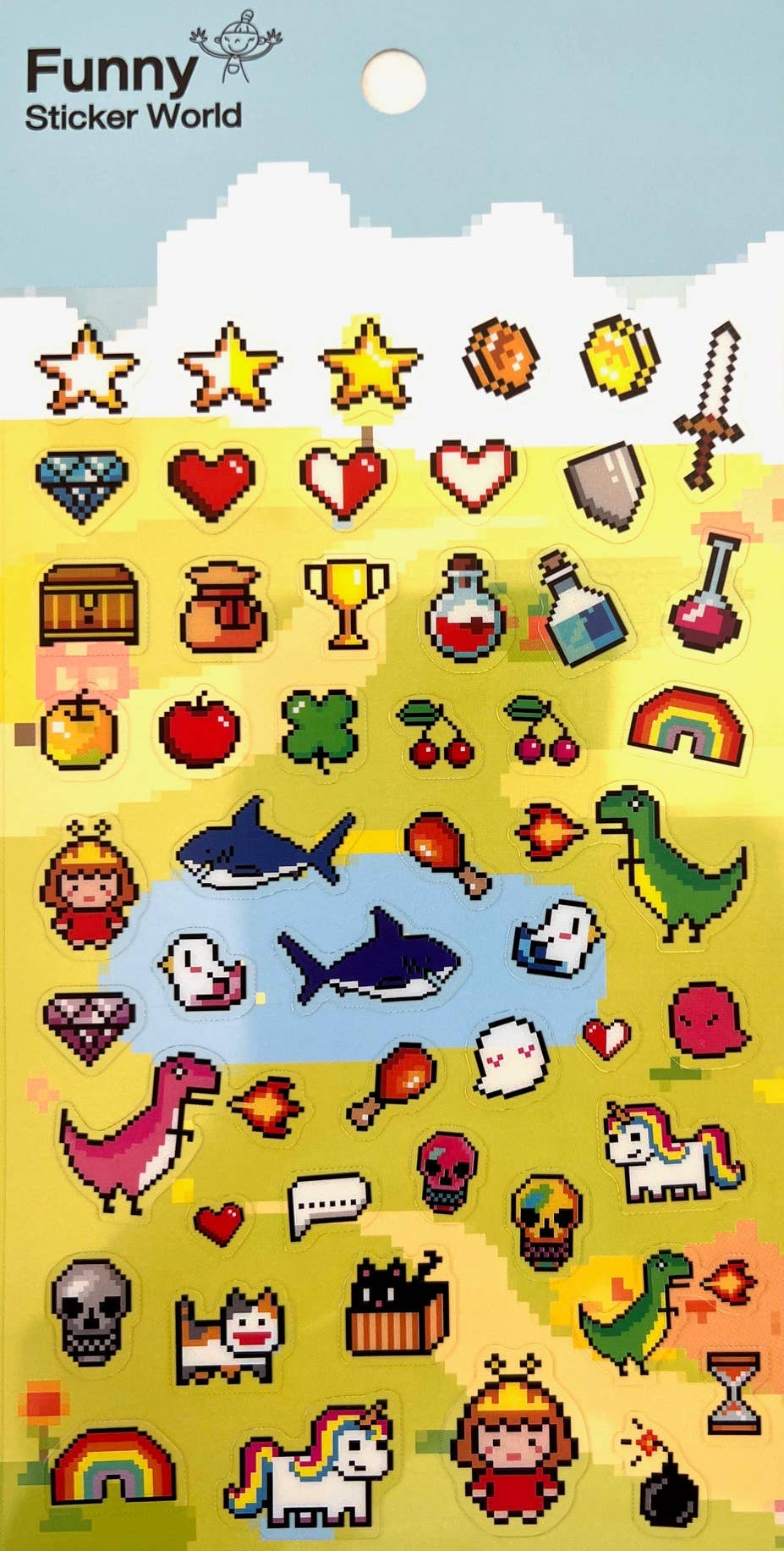BCmini VIDEO GAME PARTY STICKERS Kawaii Gifts