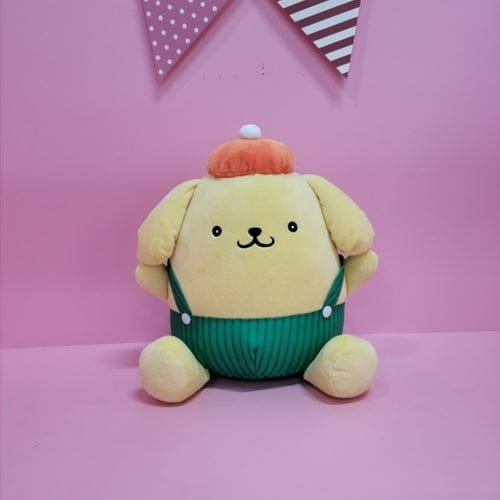 BeeCrazee Sanrio Pompompurin Green Pumpkin 10" Plush Kawaii Gifts 8809571506759