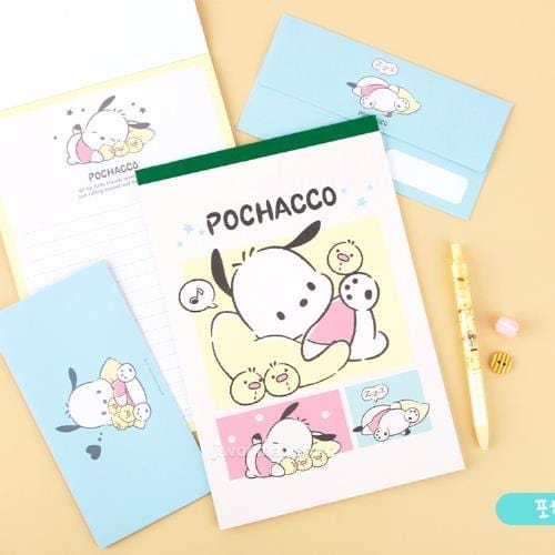 BeeCrazee Sanrio Letter Pads: Pochacco, My Melody, Kuromi Pochacco Kawaii Gifts 8809955831675