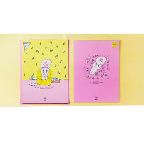 BeeCrazee Esther Bunny Notebooks Kawaii Gifts