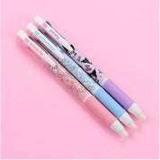 BeeCrazee Sanrio 3-Color Erasable Pens: Cinnamoroll, My Melody, Kuromi Kawaii Gifts