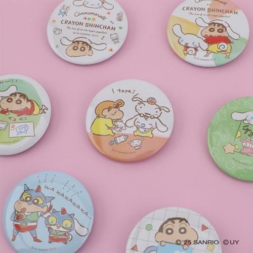 BeeCrazee Cinnamoroll X Crayon Shin Chan Pins Button Surprise Bag Kawaii Gifts 18809953249974