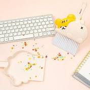 BeeCrazee Hamchi Hamster Mini Broom and Dustpan Set Kawaii Gifts