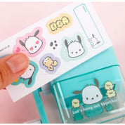BeeCrazee Pochacco Pencil Sharpener with Stickers Kawaii Gifts 8800285661017