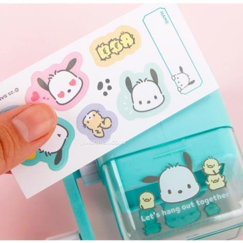 BeeCrazee Pochacco Pencil Sharpener with Stickers Kawaii Gifts 8800285661017