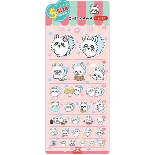 BeeCrazee Chiikawa 5-Size Stickers Momongu Kawaii Gifts 8809854312503
