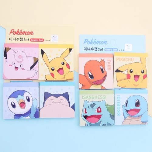 Stationery Pokemon, Notepad Cute Pikachu, Memo Time Organizer