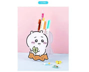 BeeCrazee Chiikawa Pencil Holder & Desk Organizer White Kawaii Gifts