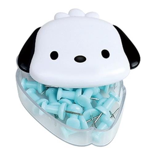 Sanrio Friends Push Pins in a Case: Hello Kitty, Cinnamoroll