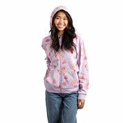 BioWorld Kirby Cherries Zip-Up Hoodies Kawaii Gifts