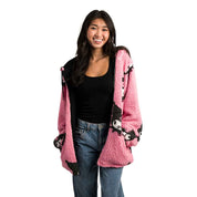 BioWorld Kuromi Sherpa Fleece Zip-Up Hoodies Kawaii Gifts