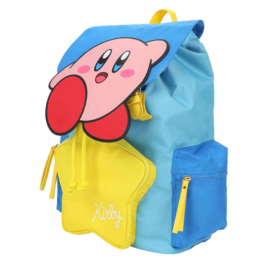 BioWorld Kirby Blue Rucksack Laptop Backpack Kawaii Gifts
