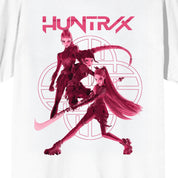 Bioworld Merchandising KPop Demon Hunters Huntrix Stacked on White Short Sleeve Adult T Shirt XS Kawaii Gifts 198996545602