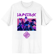 Bioworld Merchandising KPop Demon Hunters Huntrix Trio in Color on White Short Sleeve Adult T Shirt Kawaii Gifts