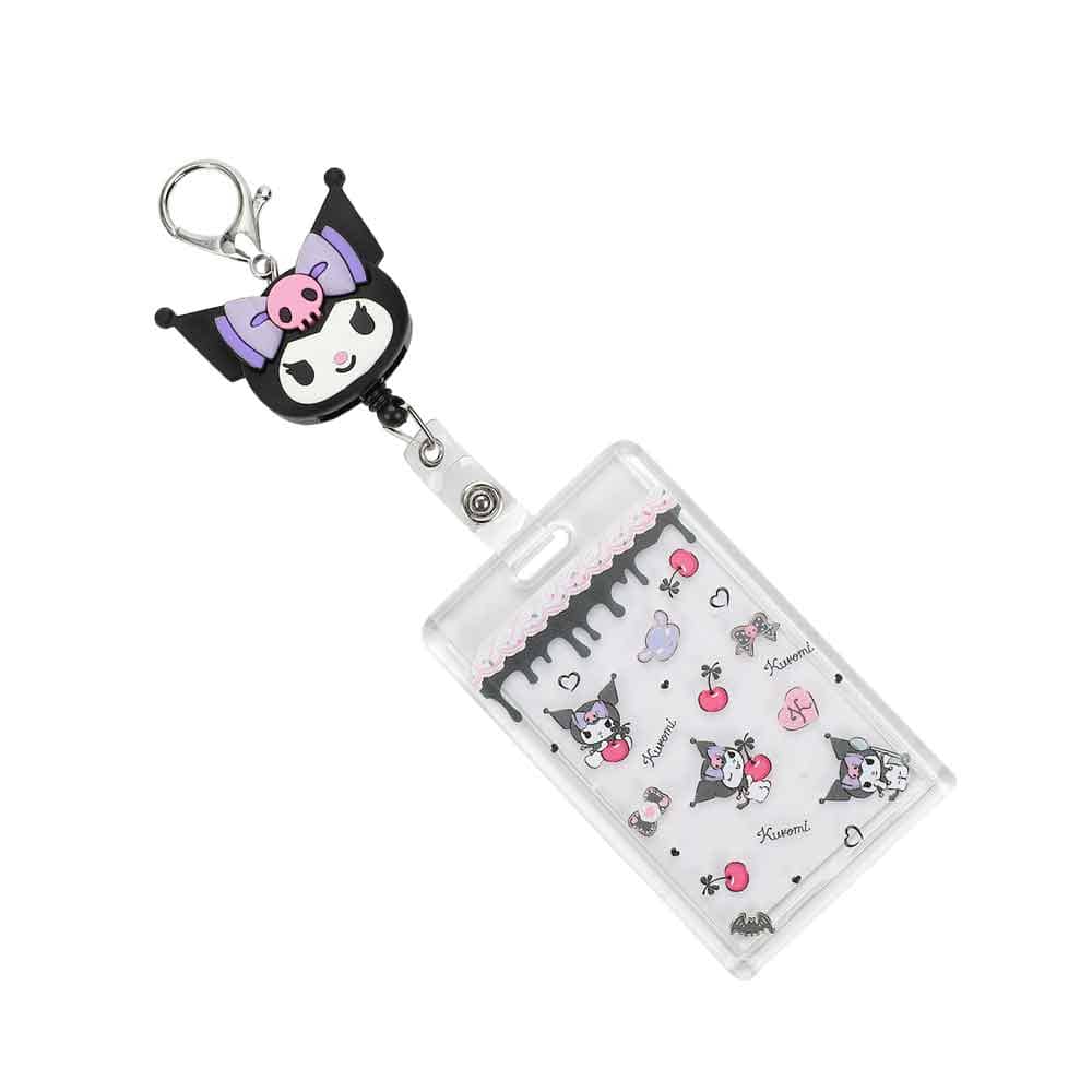 My Melody & Kuromi Mascot Badge Reels with Card Holders – Kawaii Gifts