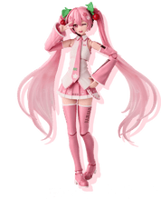 Blokees Sakura Miku: A Love Letter to Spring's Beauty Blokees 6" Posable Figure Kit Kawaii Gifts 810181531343