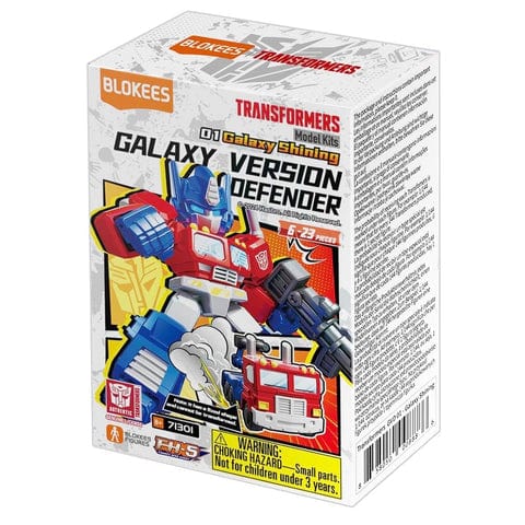 Blokees Transformers Defender Shining 2" Blokees Action Figure Kit Surprise Box Kawaii Gifts