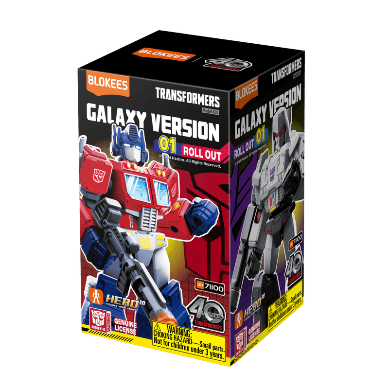 Blokees Transformers Galaxy Roll Out 4" Blokees Action Figure Kit Surprise Box Kawaii Gifts