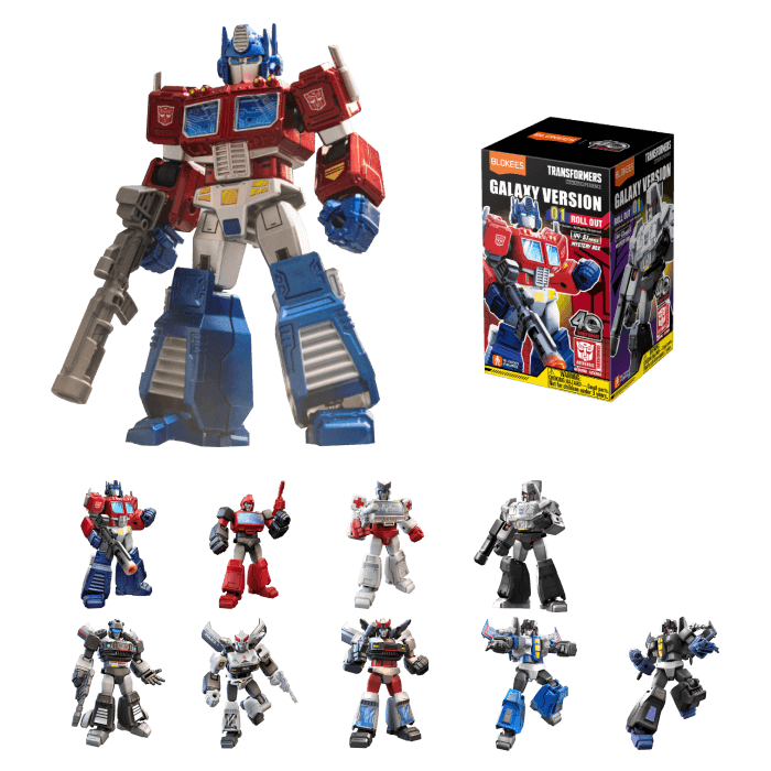 Blokees Transformers Galaxy Roll Out 4" Blokees Action Figure Kit Surprise Box Kawaii Gifts