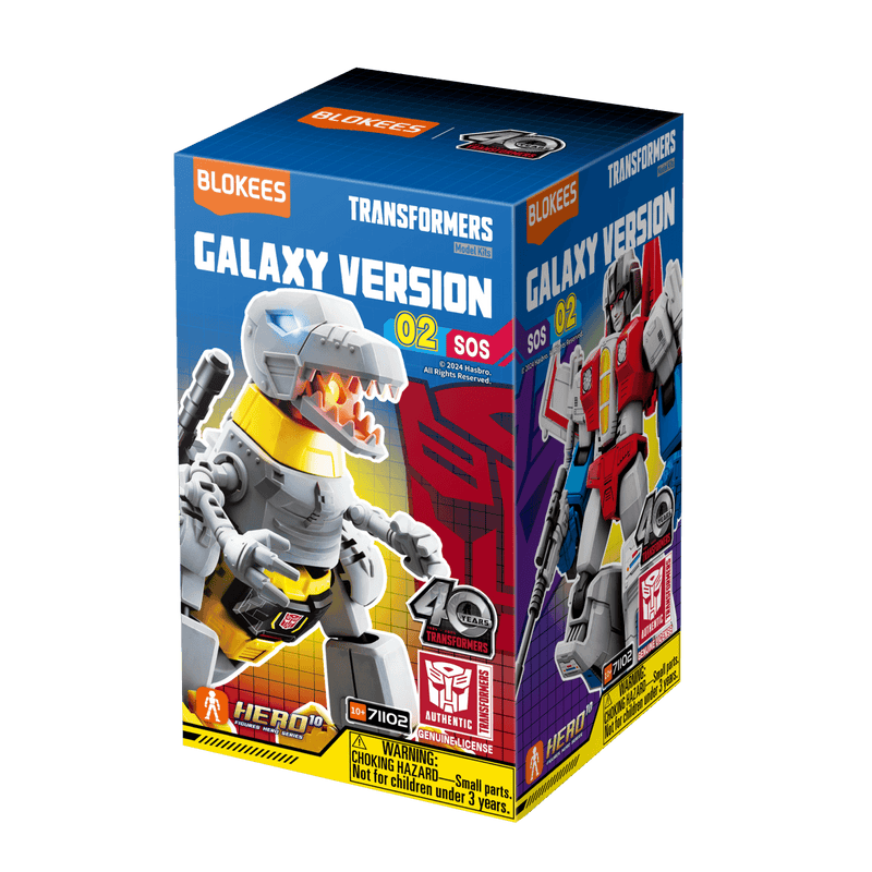 Blokees Transformers Galaxy SOS 4" Blokees Action Figure Kit Surprise Box Kawaii Gifts