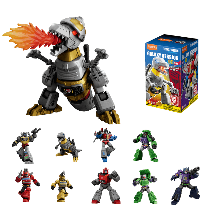 Blokees Transformers Galaxy SOS 4" Blokees Action Figure Kit Surprise Box Kawaii Gifts