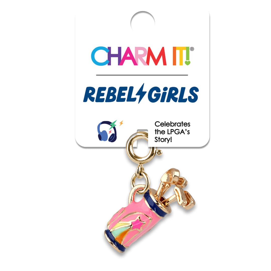 Charm It Gold Rebel Girls Golf Clubs Charm Kawaii Gifts 794187102410
