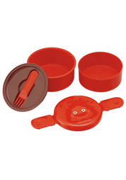 Clever Idiots Howl’s Moving Castle 2-Layered Round Bento Lunch Box with Fork Kawaii Gifts 4973307639685