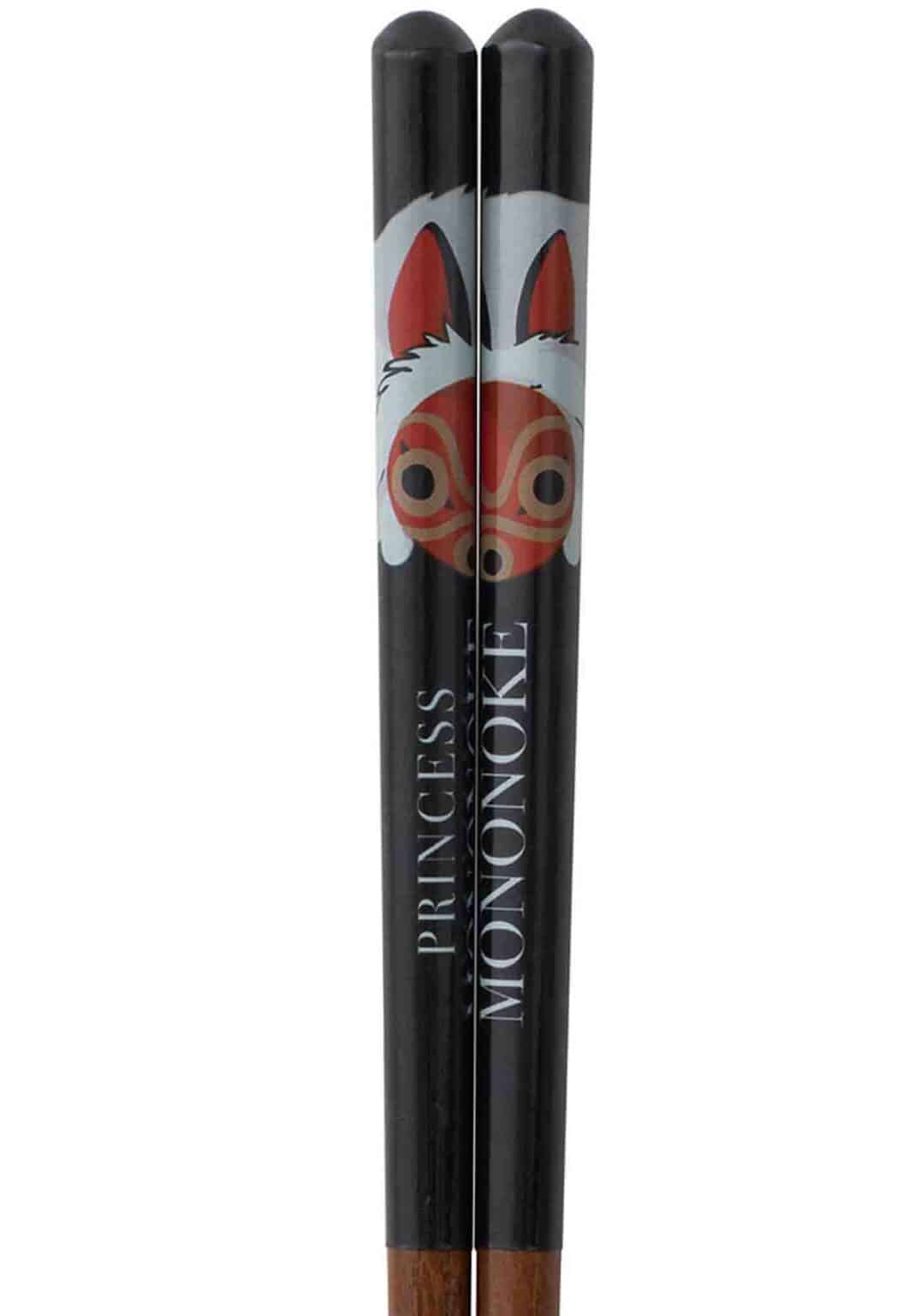 Clever Idiots Princess Mononoke Wooden Chopsticks Mask Kawaii Gifts 4973307601811