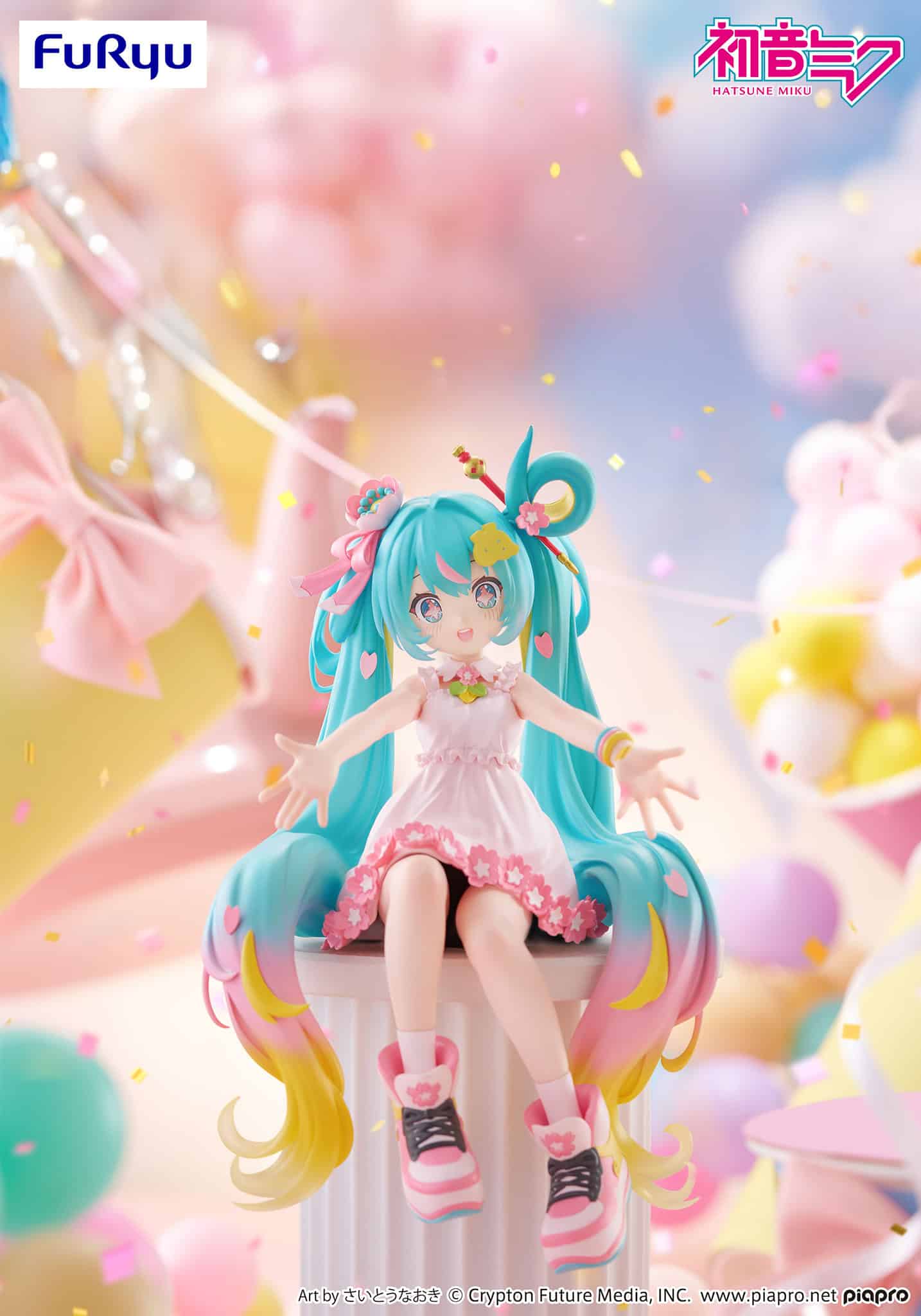 Hatsune Miku 10th Anniversary Noodle Stopper Figure – Kawaii Gifts