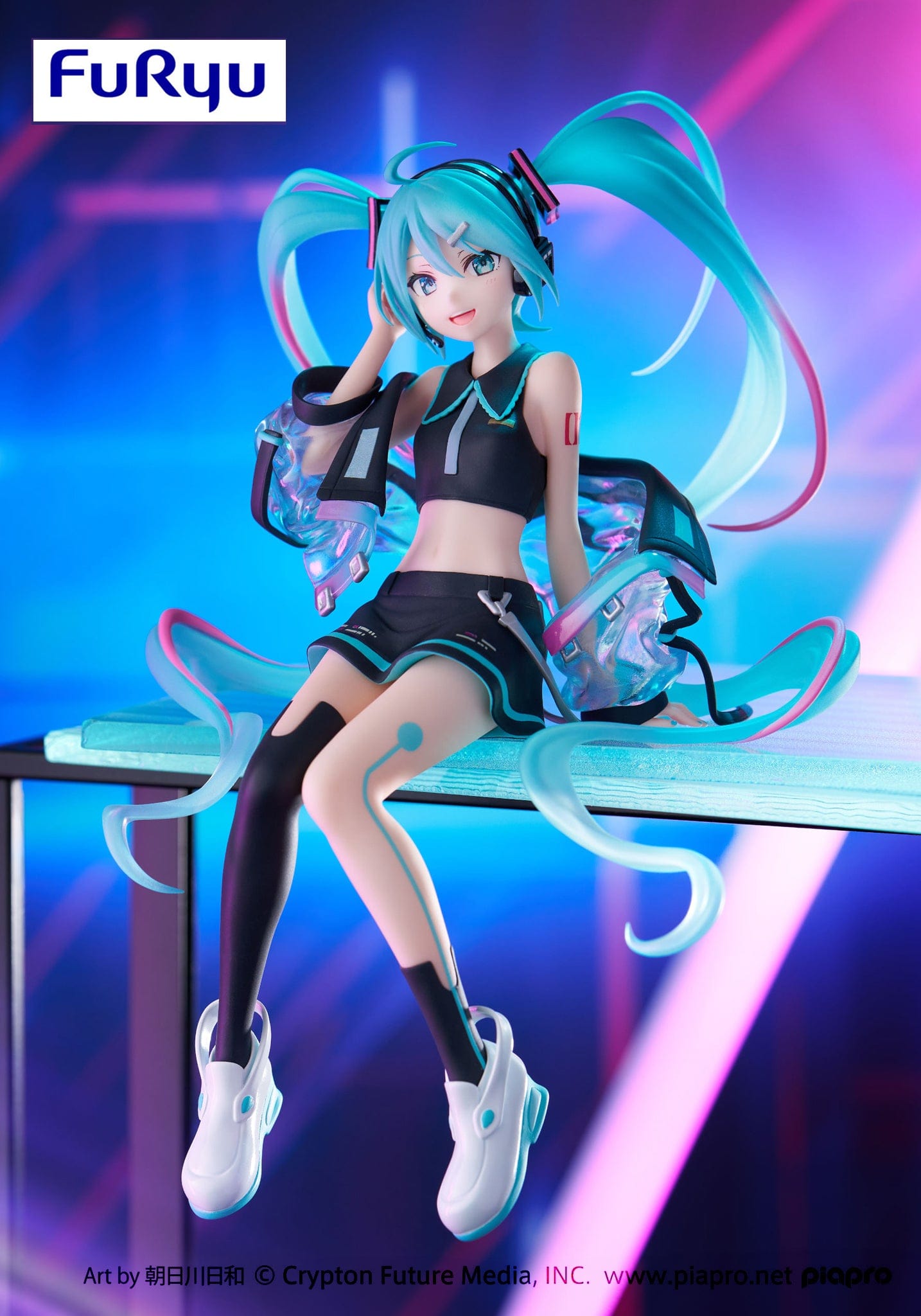 Hatsune Miku Neon Cyber Noodle Stopper Figure – Kawaii Gifts