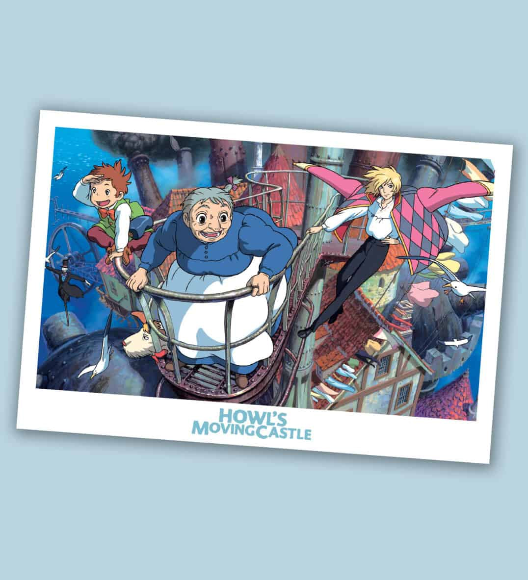 Clever Idiots Studio Ghibli Post Cards: Howl's Moving Castle, Totoro, Spirited Away, Kiki Howl's Moving Castle Kawaii Gifts 4961524647736