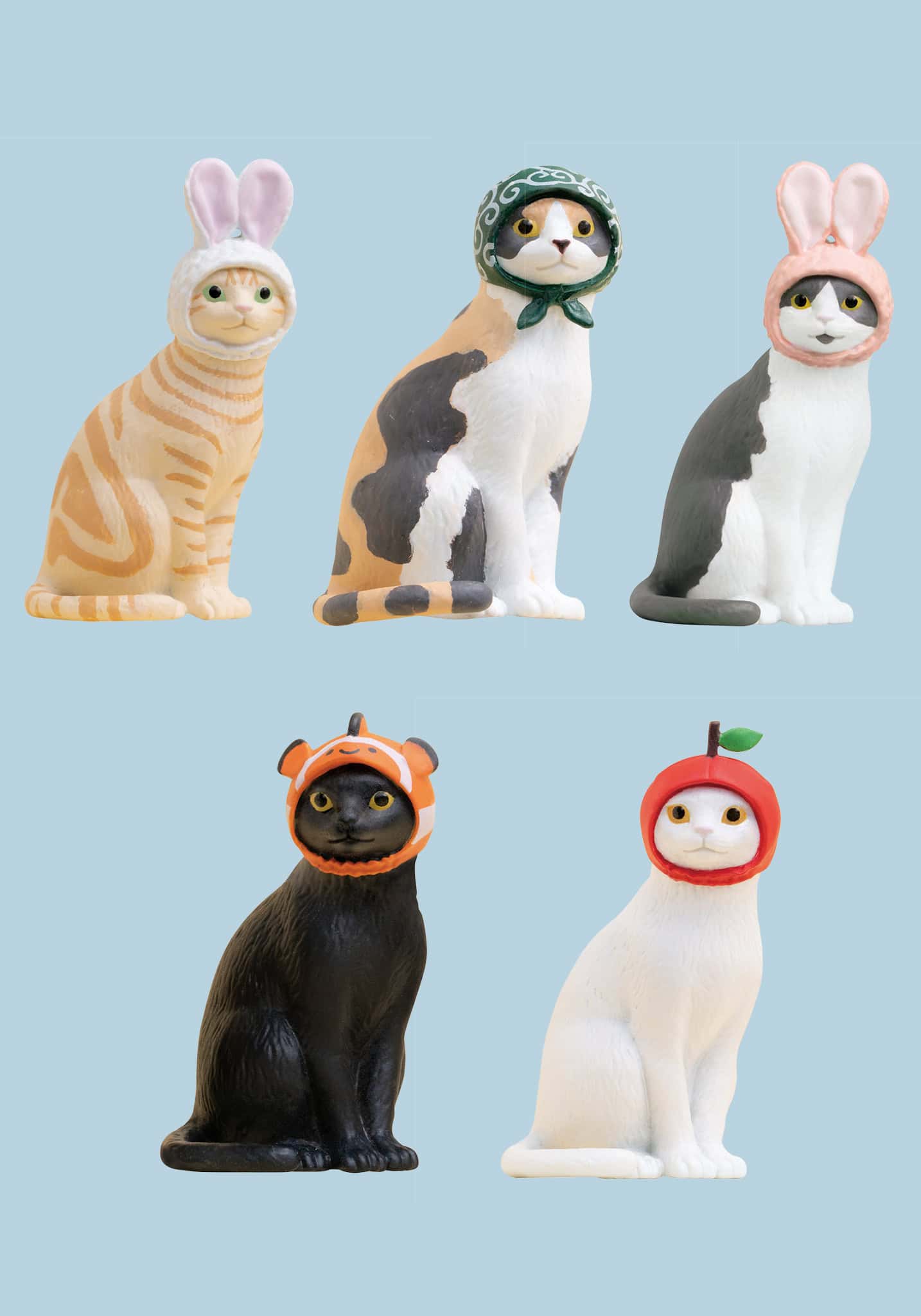 Clever Idiots Kitan Club Cat Cap Figure Surprise Box Kawaii Gifts 4580045301608