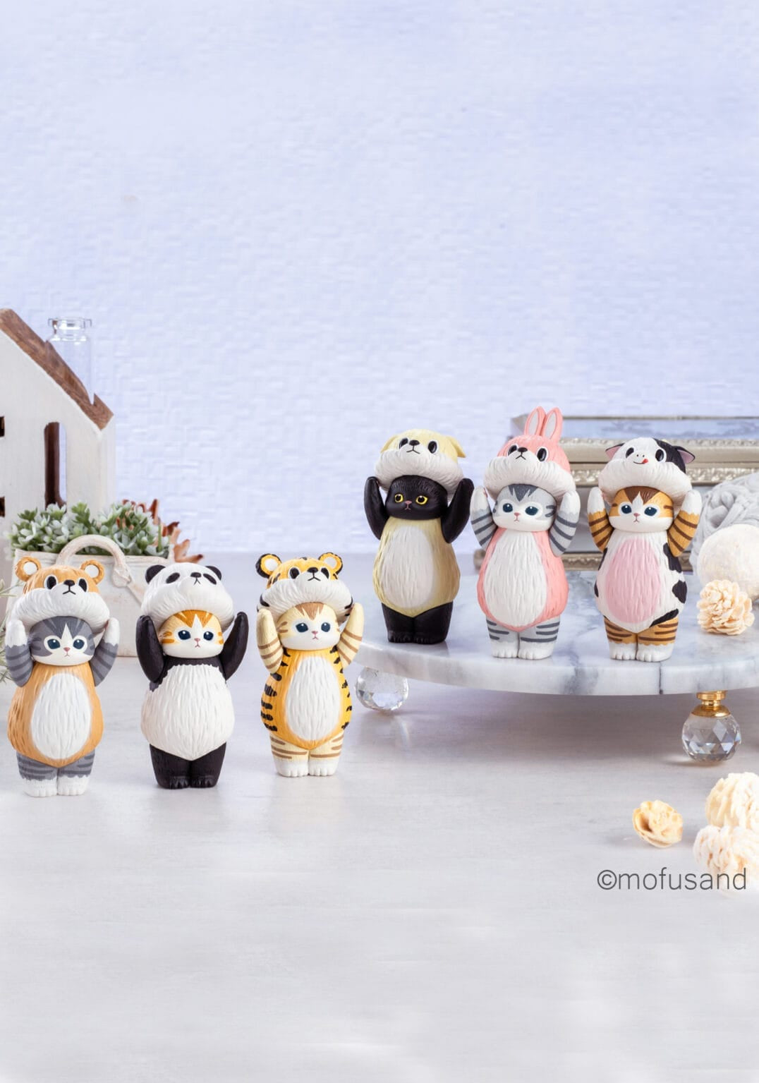 Clever Idiots Mofusand Soft Vinyl Figure Surprise Box Kawaii Gifts