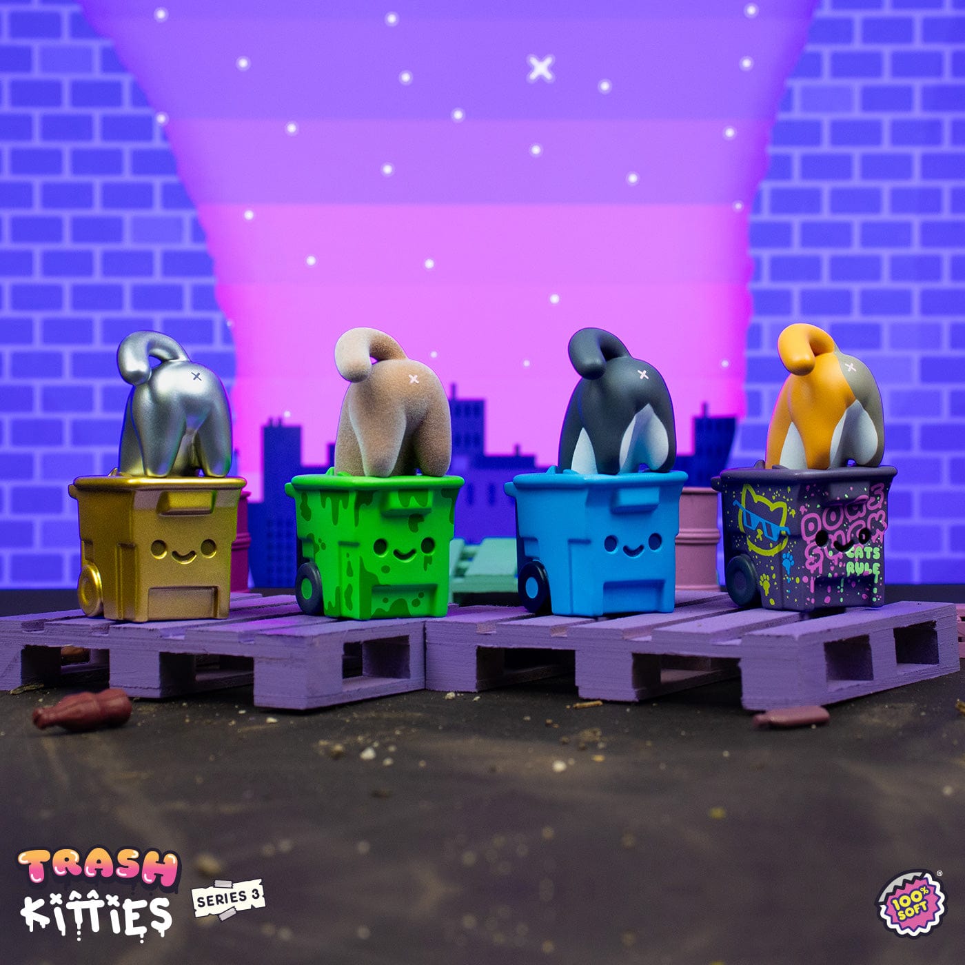 Disburst Trash Kitties Series 3 Surprise Box Kawaii Gifts