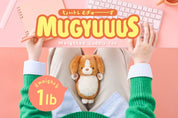 Dreams USA Mugyuuus Weighted Cuddle & Low Impact Exercise Plushies Beagle Kawaii Gifts
