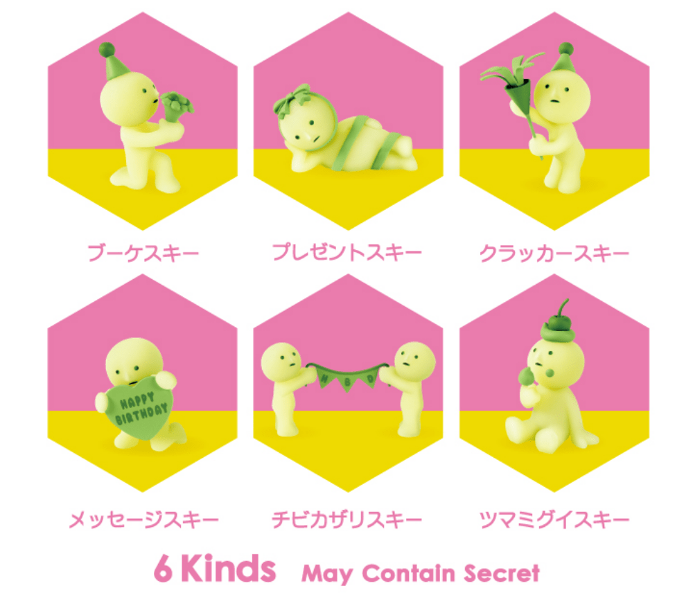 Dreams USA Smiski Birthday Series Glow in the Dark 3" Figure Surprise Box Kawaii Gifts