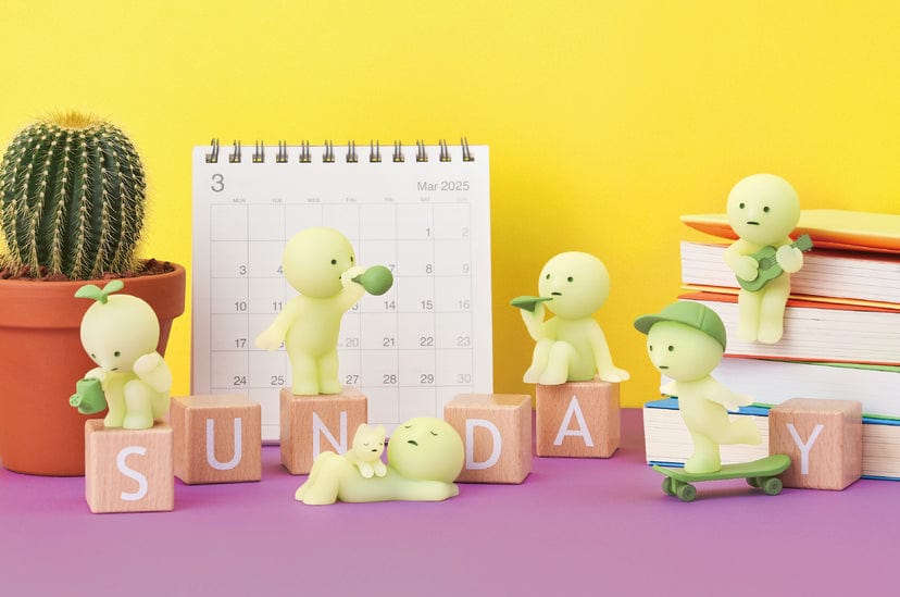 Dreams USA Smiski Sunday Series Glow in the Dark 3" Figure Surprise Box Kawaii Gifts 4542202664438