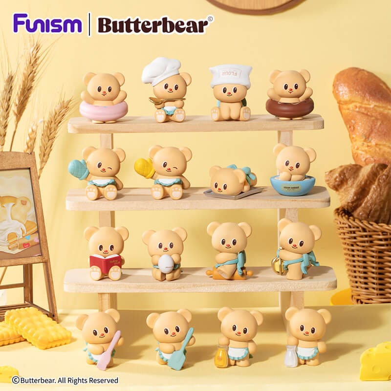 Elska Butterbear Baked with Love Sweet Box with 3 Sweet Butterbear Treats Surprise Box Kawaii Gifts 6970834318838